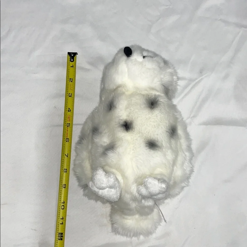 Aurora 9” 2022 White and Black Snowy‎ Owl Plush Toy